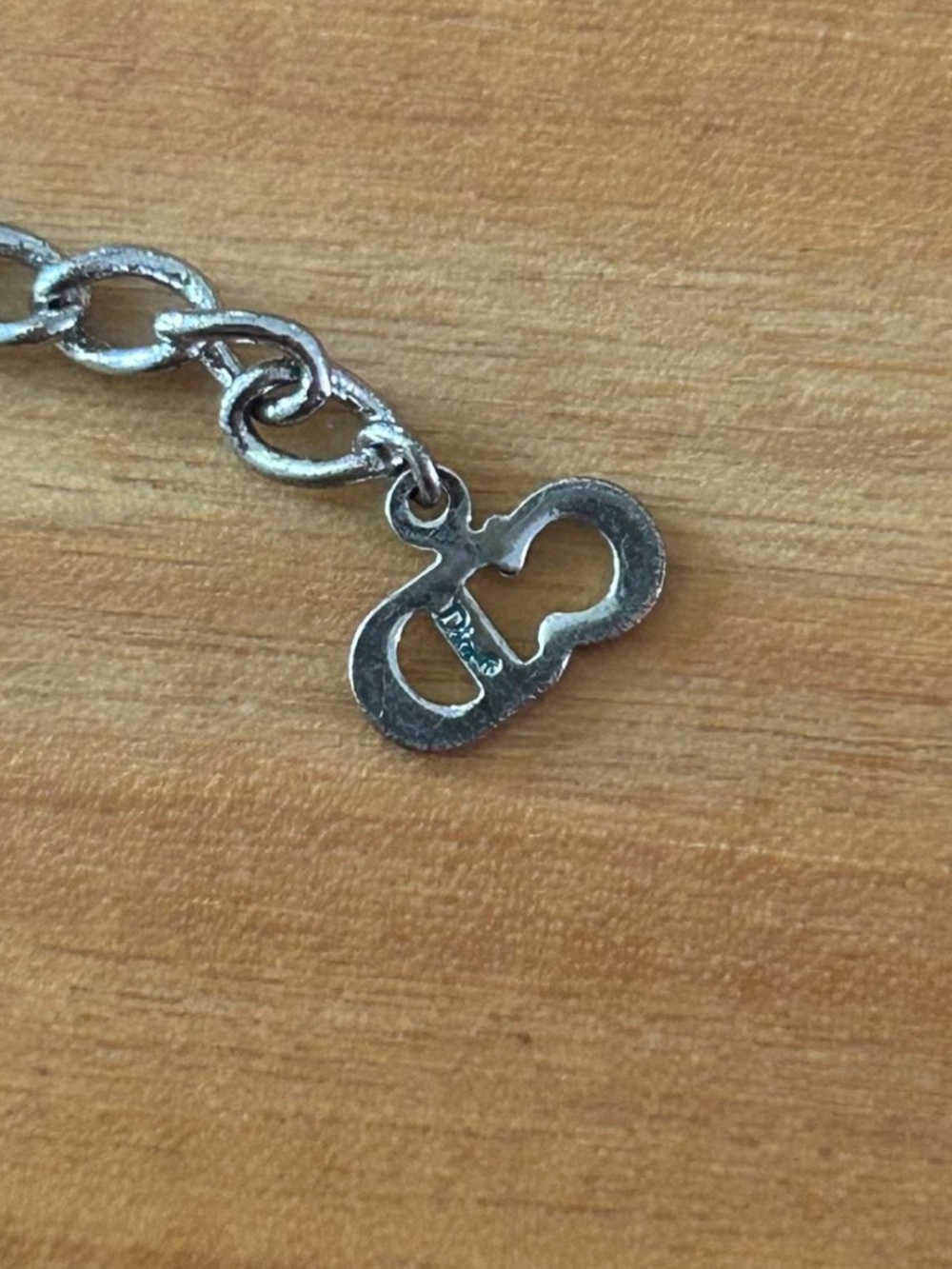 Dior Script Necklace in Sterling Silver - Picture 3 of 5